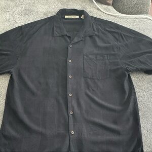 Tommy Bahama Black Casual Button Down Shirt
